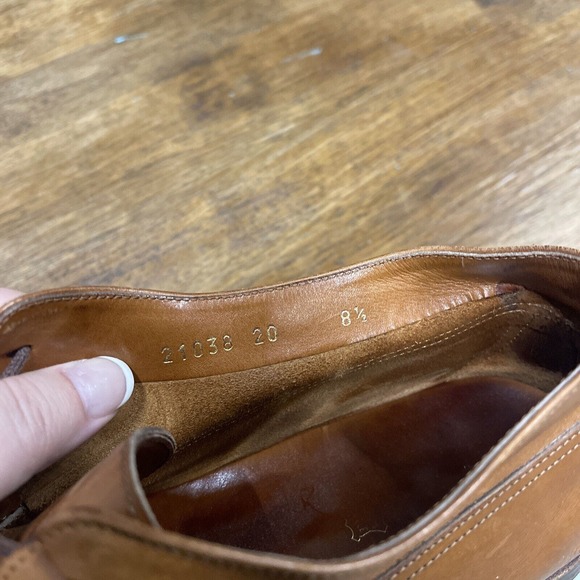 Bruno Magli Men’s Brown Leather Camel Cognac Shoes 8.5 — READ LISTING - Picture 8 of 8